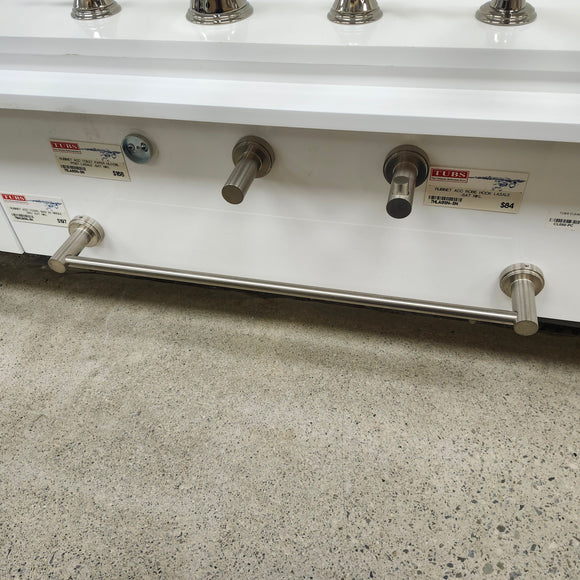 Rubinet Lasale Satin Nickel 24 Inch Towel Bar Floormodel Sold As Is