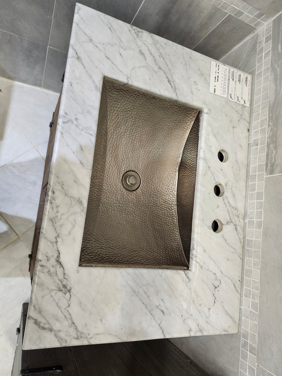 30" Native Vanity & Countertop Combo with Mirror (as is) l4