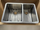 Vida Acute 27" x 18" Stainless Steel Square Undermount Kitchen Sink Floormodel Clearance as is-1