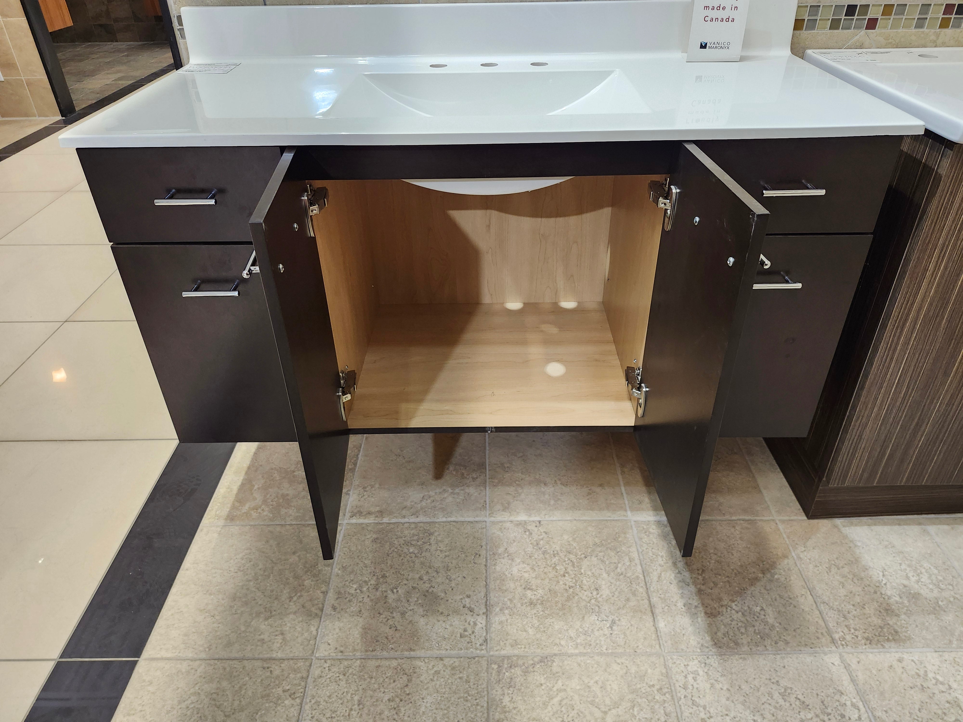 49" Vanico Classic Wood Vanity Combo (as is)