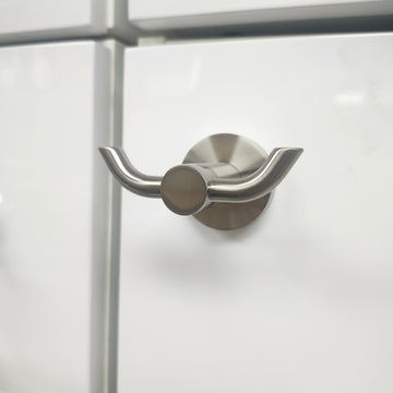 Vida 927 Series Double Robe Hook Bathroom Accessory Floormodel Clearance As Is