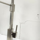 Franke Gneck Kitchen Faucet Floormount clearance Sold As Is Brush Nickel-19