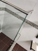 D&M Shower Door 66-88 Chrome hardware Clear Doors Floormodel Clearance l5-4