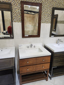 30" Fairmount Windwood Vanity & Countertop Combo with Mirror (as is) k9-1