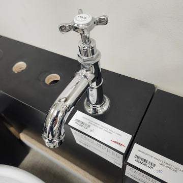 Hansgrohe Axor Series Single 1 Hole Single Pantry Faucet Montreux Cross Handle Chrome Floormodel Clearance as is - 0