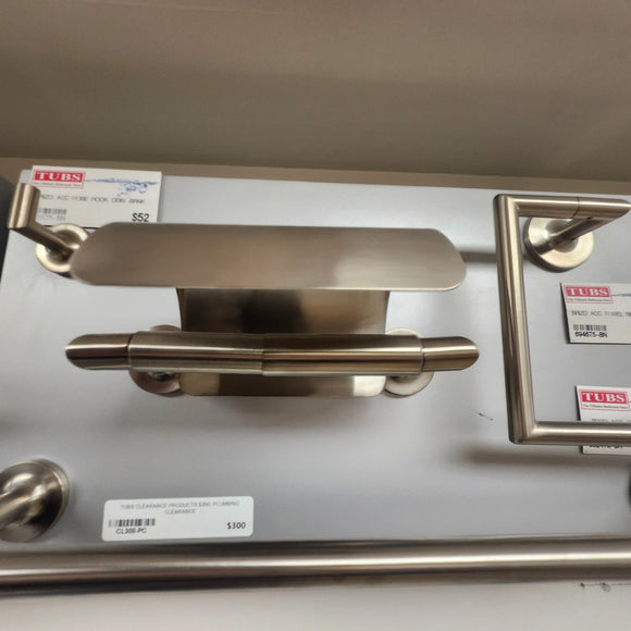 Brizo Odin 4pc Bathroom Accessories Bundle Floormodel Sold As Is