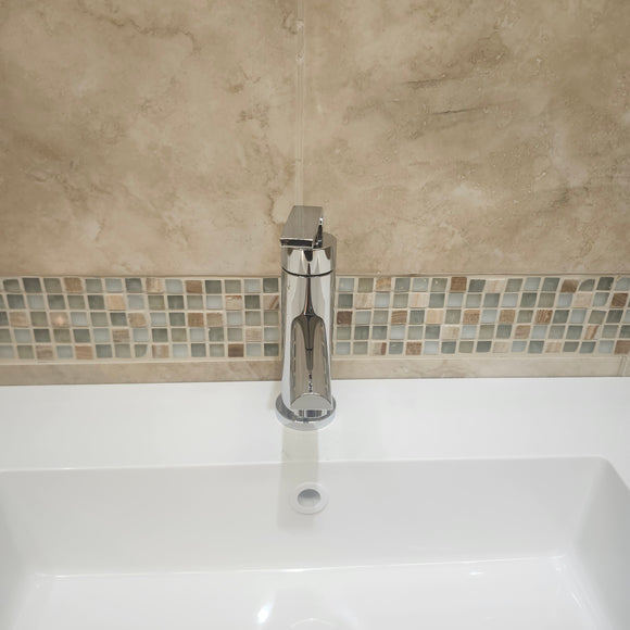 Unity Blue Single Hole Bathroom Vanity Faucet Floormodel Clearance As Is