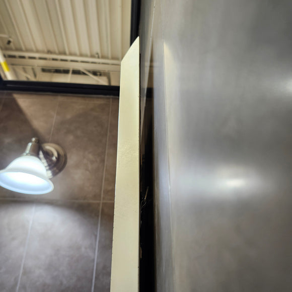Contemporary Silver 20x32 Mirror Floormodel Sold as Is Clearance (H11)