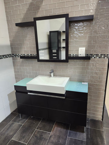 54" Vanico linea Vanity Combo (as is) l8
