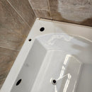 Primula Alcove 65 x 35 Built In Bathtub White 4066AA1 Floormodel Clearance as is M10-6