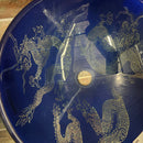 Tempered Glass Vessel Sink Decorative Dragons Floormodel Clearance As is m7-6