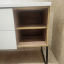 Rubi Haus 55 x 20 Bathroom Vanity and Countertop Sink Combo with Mirror Floormodel Clearance As Is (H22)-4