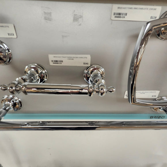 Brizo Charlotte 4pc Bathroom Accessories Bundle Floormodel Sold As Is