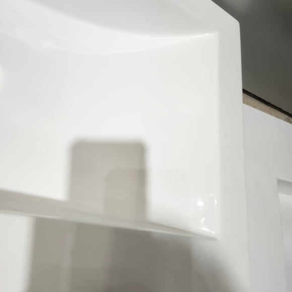 25 x 17 Square Vanity Countertop Sink Floormodel as is i15