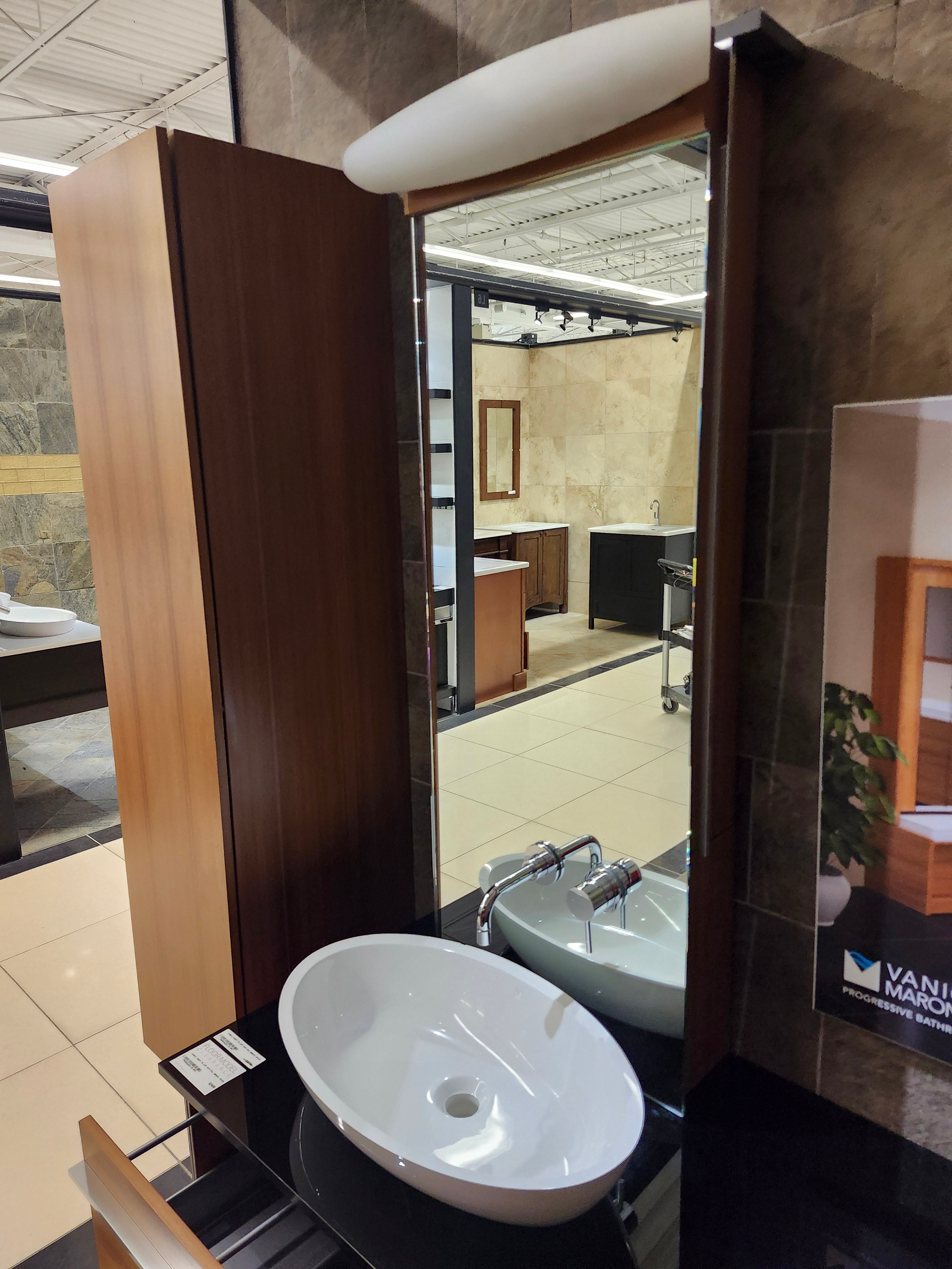 72" Vanico Loft Desk Vanity Combo (as is)