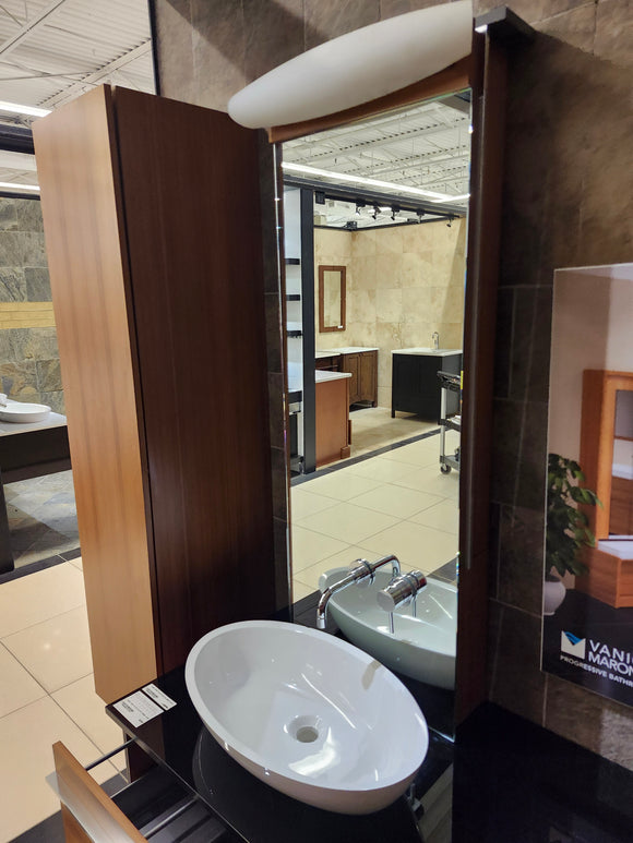 72" Vanico Loft Desk Vanity Combo (as is) l7