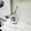 Hansgrohe Axor Series Single Hole Faucet Chrome Square Floormodel Clearance As Is-2