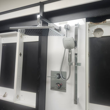 Thermostatic 2 way Chrome Shower Kit Floormodel Clearance as is (153)