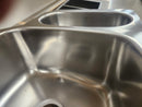 Franke Kindred Collection Undermount Kitchen Sink 24 1/4 x 19 1/4 2 bowl stainless steel floormodel clearance-5