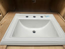 Memoirs® Classic Drop-in bathroom sink with 8" widespread faucet holes  K-2241-8-0 Floormodel Clearance As is Etobicoke-2