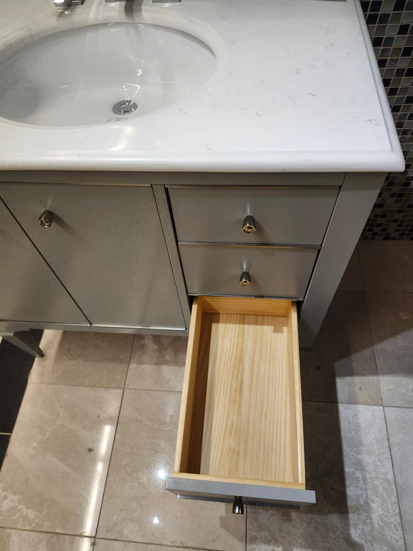 36" Fairmont Vanity & Countertop Combo with Mirror (as is) charlotte k7