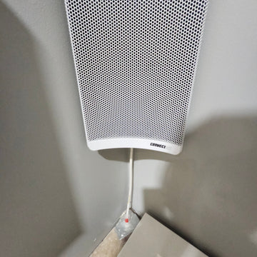 Convectair Heater 59 x 10 1250 W 240 V Opera White Floormodel Clearance as is i15 - 0