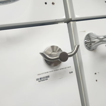Vida 927 Series Double Robe Hook Bathroom Accessory Floormodel Clearance As Is