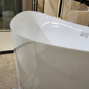 Aura Fiora 69 x 32 Freestanding Bathtub Floormodel Sold as is Clearance M9-7