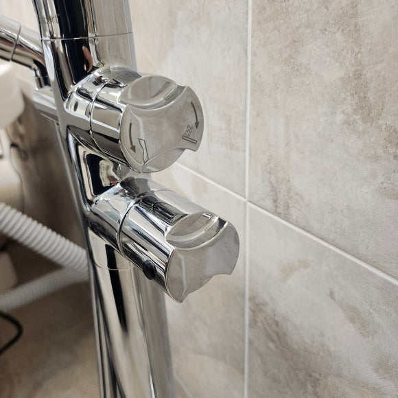 Victoria & Albert Roman Deck Faucet Floormount Thermostatic Tub Filler TU14 Floormodel clearance as is m8
