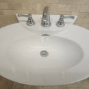 Two piece Pedestal Combo White Floormodel Clearance As Is (H15)-8
