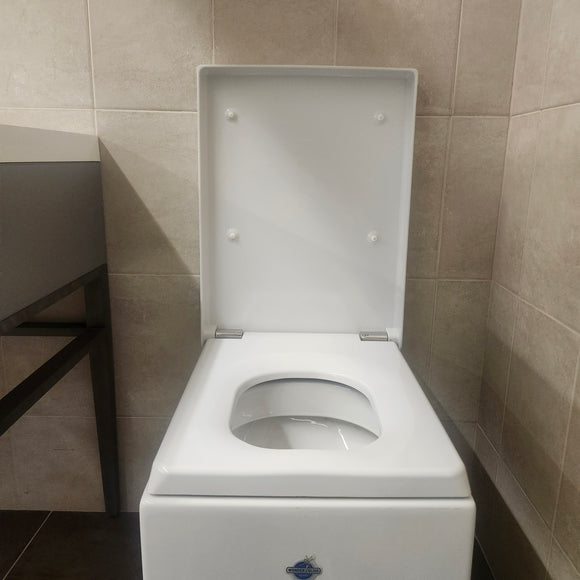 Duravit Starck X Wallhung Elongated Square Toilet As Is Floormodel Clearance J11 00668110000 2204090001
