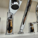 Aquabrass Volare 3pc Roman Deck Tub Filler Floormodel Clearance As Is-5