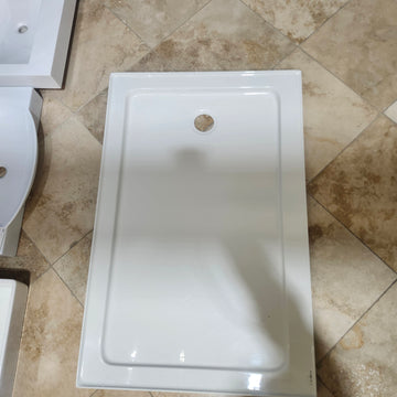48 x 32 Acrylic Shower Base White Floormodel Clearance As is i15 - 0