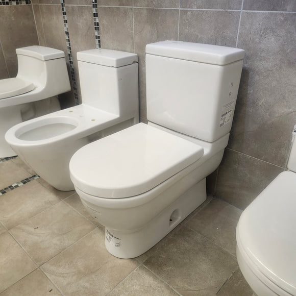 Duravit Starck 2pc Toilet with Seat Combo Floormount Sold As Is (I16)