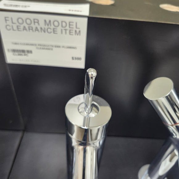 Hansgrohe Axor Series 1 Hole Single Faucet Starck Lever Handles Chrome Floormodel Clearance as is