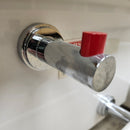 Rubinet Lasale Robe Hook Floormodel Sold As Is Chrome Floormodel Clearance As is Red/Chrome-3