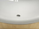 Kohler Pennington® 20-1/4" oval drop-in bathroom sink  K-2196-1-0 Floormodel Clearance as is-4
