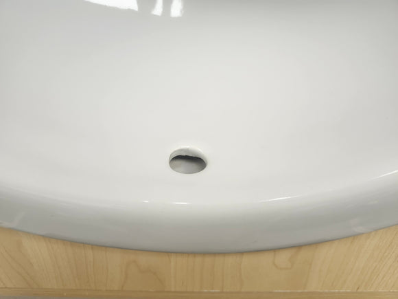 Kohler Pennington® 20-1/4" oval drop-in bathroom sink  K-2196-1-0 Floormodel Clearance as is