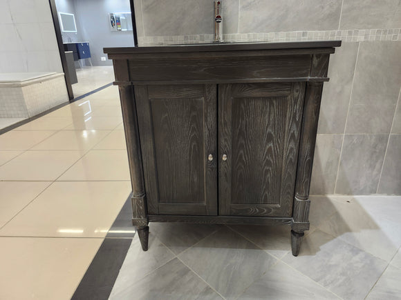 30" Fairmont Design & Countertop Combo with Mirror (as is)