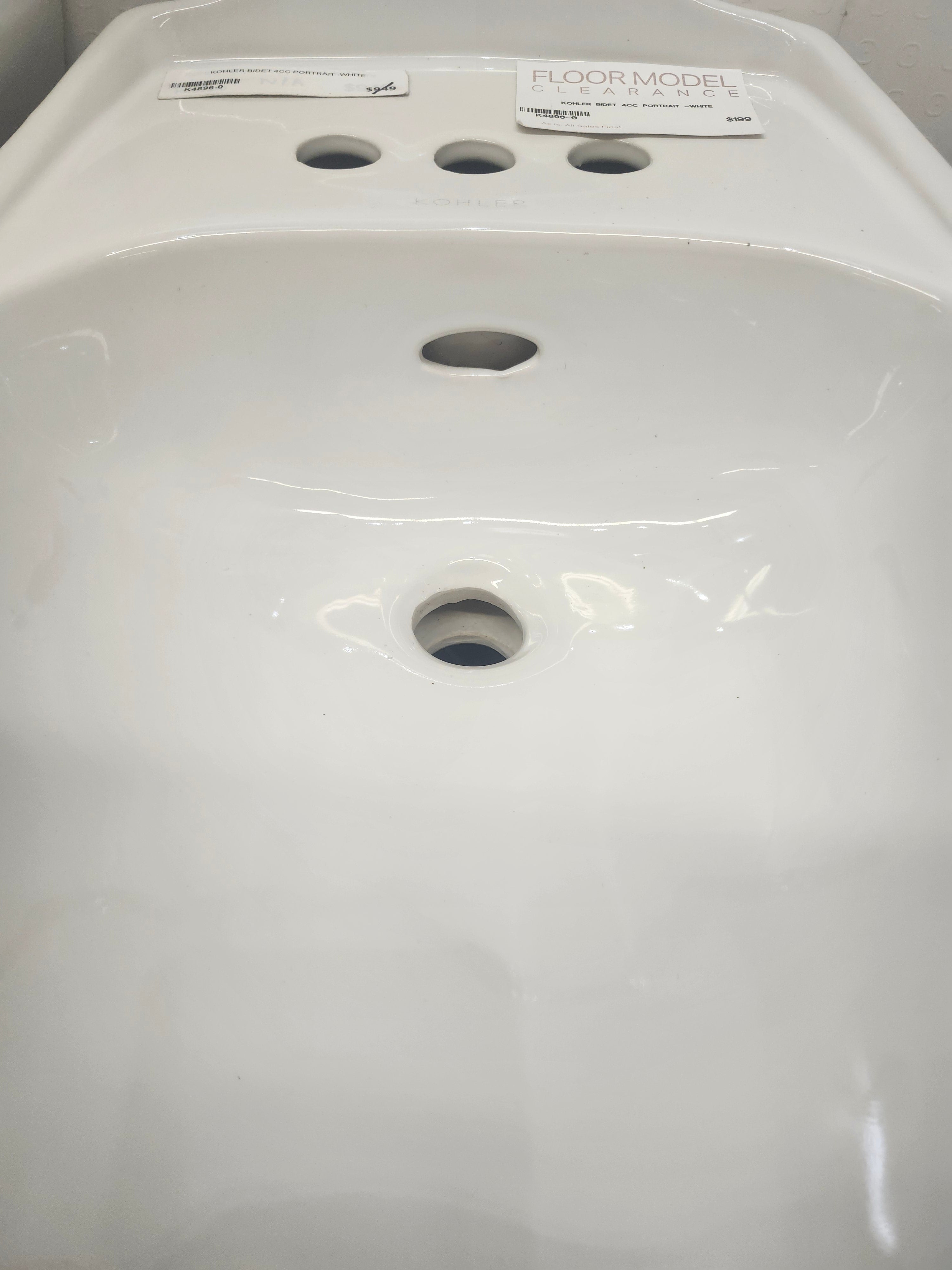 Kohler Portrait White Bidet (as is)