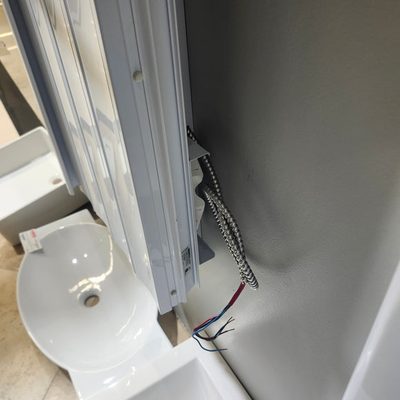 Convectair Wall-mounted electric towel warmer & heater combo floormodel as is i15