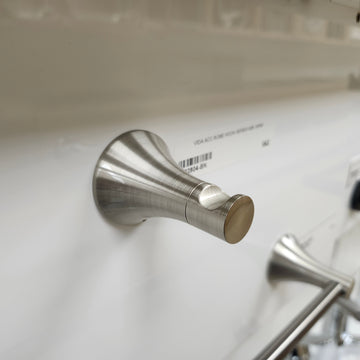 Vida 928 Series Robe Hook Bathroom Accessory Brushed Nickel Finish Floormodel Clearance As Is