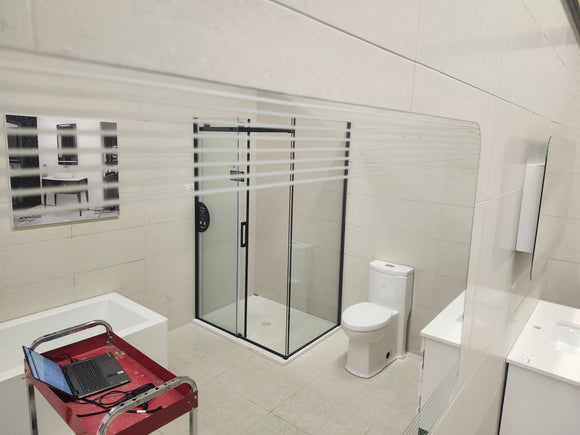 Vida Vanity Mirror Ovo 47 x 24 x 2 White Floormodel Clearance m5 (Copy)