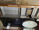 72" Vanico Loft Desk Vanity Combo (as is) l7-3