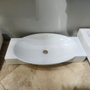 Rubi Xian 27 x 15 Oval Bathroom Vessel Sink Floormodel Clearance as is i15-1