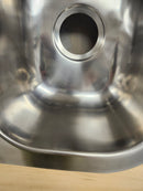 Vida Axes 27" x 19" Stainless Steel Round Undermount Kitchen Sink Floormodel Clearance-8