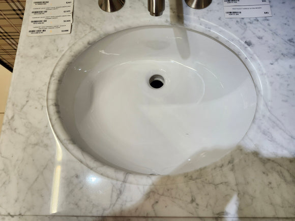 60" Fairmont Vanity & Countertop Combo with Medicine Cabinets and Faucets (as is) k3