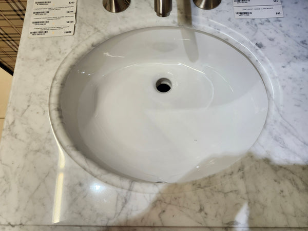 60" Fairmont Vanity & Countertop Combo with Medicine Cabinets and Faucets (as is)