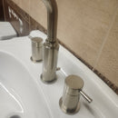 American Standard 8cc Bathroom Faucet with Handles Brushed Nickel Floormodel Clearance as is (H9)-4