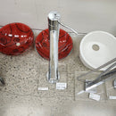 Aquabrass Roman Deck Tub Filler Volare Chrome Floormodel Clearance As is-4